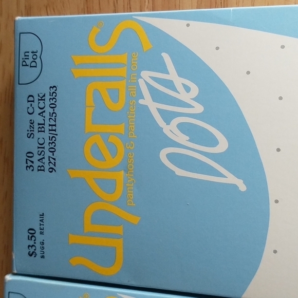 Vintage Rare Underalls Dots Pantyhose NIB - Picture 2 of 11